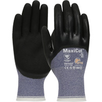 ATG MaxiCut&reg; Oil Cut-Resistant Gloves, Size Large, 15 Gauge, Nitrile Coated, Engineered Yarn Shell, ASTM ANSI Level A3/EN 388 Level 4/EN 388 Level C Distribution Jean Lapalme