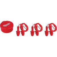 Reusable Ear Plugs, Corded, Pair - Plastic Case, 26 dB NRR, One-Size Distribution Jean Lapalme