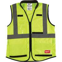 Veste de s&eacute;curit&eacute; haute performance, Jaune lime haute visibilit&eacute;, 4T-Grand/5T-Grand Distribution Jean Lapalme