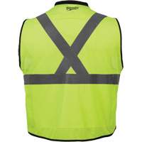 Veste de s&eacute;curit&eacute; haute performance, Jaune lime haute visibilit&eacute;, 4T-Grand/5T-Grand Distribution Jean Lapalme
