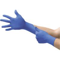 Gants Microflex N85, T-petit, Nitrile, 3,5 mils, Sans poudre, Bleu, Classe 2 Distribution Jean Lapalme