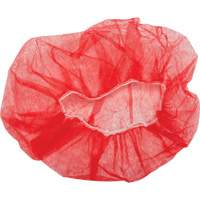 Bouffant Caps, Polypropylene, 24", Red Distribution Jean Lapalme