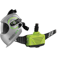 Syst&egrave;me APR motoris&eacute; sur ceinture pour soudage e3000x, Capuchon & visi&egrave;re/Masque de soudage, Pile Lithium-ion Distribution Jean Lapalme