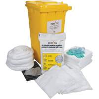 Trousse de lutte contre les d&eacute;versements de premi&egrave;re qualit&eacute;, Huile seulement, Bac, Absorbance de 63 gal. US Distribution Jean Lapalme