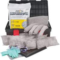 Trousses contre les d&eacute;versements dans une boîte &agrave; outils, Universel, Bac, Absorbance de 31 gal. US Distribution Jean Lapalme