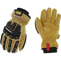 Coldwork Waterproof M-Pact&reg; Driver Gloves, 8, Grain Leather Palm, Elastic Cuff Distribution Jean Lapalme
