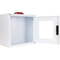 Grande armoire standard pour DEA avec alarme & stroboscope, Zoll AED Plus/Zoll AED 3/Cardio-Science/Physio-Control Pour, Non m&eacute;dical Distribution Jean Lapalme