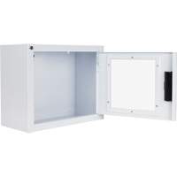 Armoire compacte standard pour DEA avec alarme, Philips/Defibtech/Heartsine Pour, Non m&eacute;dical Distribution Jean Lapalme