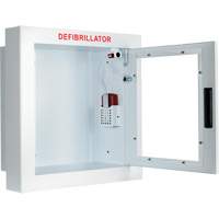 Grande armoire semi-encastr&eacute;e avec alarme, Zoll AED Plus/Zoll AED 3/Cardio-Science/Physio-Control Pour, Non m&eacute;dical Distribution Jean Lapalme