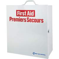 Armoire pour premiers soins SmartCompliance, R&eacute;pond &agrave; la norme CSA Z1220-17 type 3 environnements &agrave; haut risque, Petit (2-25 travailleurs) Distribution Jean Lapalme
