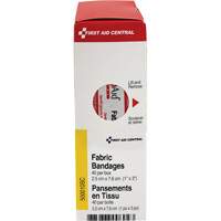 SmartCompliance&reg; Refill Adhesive Bandages, Rectangular/Square, 3", Fabric, Non-Sterile Distribution Jean Lapalme