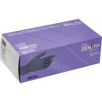 Gants jetables de calibre m&eacute;dical, T-Grand, Nitrile, 6 mils, Sans poudre, Noir, Classe 2 Distribution Jean Lapalme