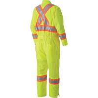 5999A Traffic Safety Coveralls, X-Small, High Visibility Lime-Yellow Distribution Jean Lapalme