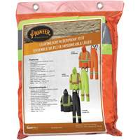 5598 Combinaison de pluie imperm&eacute;able et l&eacute;g&egrave;re, Polyester/PVC, Petit, Orange haute visibilit&eacute; Distribution Jean Lapalme