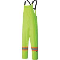 5599 Combinaison de pluie imperm&eacute;able et l&eacute;g&egrave;re, Polyester/PVC, T-petit, Jaune lime haute visibilit&eacute; Distribution Jean Lapalme