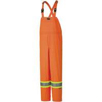 5595 Salopettes de s&eacute;curit&eacute; 150D l&eacute;ger et imperm&eacute;able, Polyester, Grand, Orange haute visibilit&eacute; Distribution Jean Lapalme