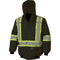 5026 Veste aviateur imperm&eacute;able 7 en 1, Polyester, Noir, T-petit Distribution Jean Lapalme
