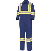 5516T Safety Coveralls, 44 (Tall), Navy Blue Distribution Jean Lapalme