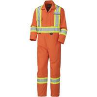 5513T Industrial Wash Coveralls, 40 (Tall), High Visibility Orange Distribution Jean Lapalme