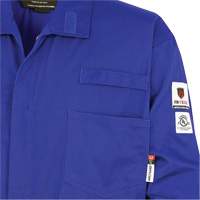 7779 Combinaison ignifuge r&eacute;sistant aux arcs &eacute;lectriques FR-Tech 88/12, Taille 36, Bleu royal Distribution Jean Lapalme