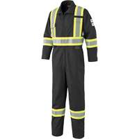 7702BKT Combinaison FR-Tech contre les arcs, Taille 40 (grand taille), Noir, 10 cal/cm² Distribution Jean Lapalme