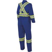 7706 Combinaison ignifuge FR-Tech avec fermetures &agrave; glissi&egrave;re aux jambes, Taille 36, Bleu royal, 9,7 cal/cm² Distribution Jean Lapalme