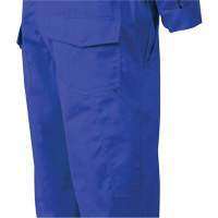 7706T Combinaison ignifuge FR-Tech avec fermetures &agrave; glissi&egrave;re aux jambes, Taille 40 (grand taille), Bleu royal, 9,7 cal/cm² Distribution Jean Lapalme