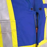 7706T Combinaison ignifuge FR-Tech avec fermetures &agrave; glissi&egrave;re aux jambes, Taille 40 (grand taille), Bleu royal, 9,7 cal/cm² Distribution Jean Lapalme