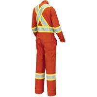 7702W Combinaison FR-Tech ignifuge/contre les arcs pour femme, Taille T-petit, Orange haute visibilit&eacute;, 10 cal/cm² Distribution Jean Lapalme
