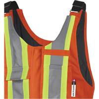 5534A Combinaison de s&eacute;curit&eacute; matelass&eacute;e ignifuge, Petit, Orange Distribution Jean Lapalme
