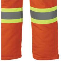 5534A Combinaison de s&eacute;curit&eacute; matelass&eacute;e ignifuge, Petit, Orange Distribution Jean Lapalme