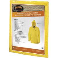 577J Rain Jacket, Polyester/PVC, Small, Yellow Distribution Jean Lapalme