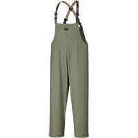 D7020 Dry King&reg; Stretch Bib Pants, X-Small, Polyurethane, Green Distribution Jean Lapalme