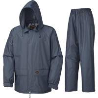 883 Rain Suit, Polyester/PVC, Small, Navy Blue Distribution Jean Lapalme