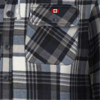 415BG Quilted Hooded Shirt, Men's, X-Small, Multi-Colour Distribution Jean Lapalme