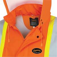 5892PKT High-Visibility FR Waterproof Safety Jacket, X-Small, High Visibility Orange Distribution Jean Lapalme