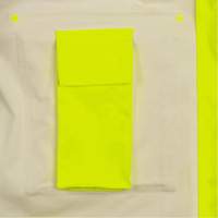 5881 FR/Arc-Rated Waterproof Rain Jacket, X-Small, High Visibility Yellow, 10 cal/cm² Distribution Jean Lapalme