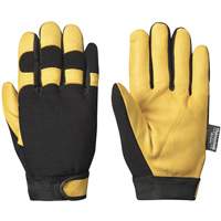 891 Mechanic's Style Insulated Ergonomic Gloves, Grain Goatskin Palm, Size Small Distribution Jean Lapalme