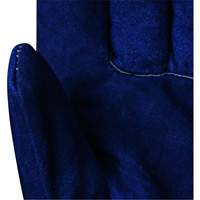 630 Gants d'appareilleur isol&eacute;s bleus, Taille unique, Paume en Cuir de vache refendu, Doublure en Boa Distribution Jean Lapalme