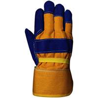 655 Gants d'appareilleur isol&eacute;s, Taille unique, Paume en Cuir de vache refendu, Doublure en Boa Distribution Jean Lapalme