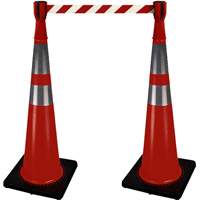 2308 Traffic Cone Topper with 10' Barricade Tape Distribution Jean Lapalme