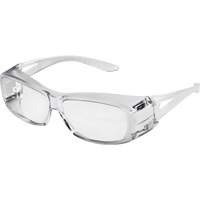 X350 OTG Safety Glasses, Clear Lens, Anti-Scratch, ANSI Z87+/Meets/Exceeds CSA Z94.3 Distribution Jean Lapalme