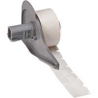 Self-Laminating Wrap-Around Wire & Cable Labels, Vinyl, 0.5" L x 0.75" H, White Distribution Jean Lapalme