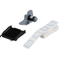 Raised Panel Labels, Polyester, 1.2" L x 1.9" H, White Distribution Jean Lapalme