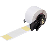 Self-Laminating Wrap-Around Wire & Cable Labels, Vinyl, 1" L x 2.5" H, White Distribution Jean Lapalme