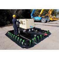 Berme Ultra-Containment Berm, Capacit&eacute; 179 gal. US, 4' la x 6' lo x 12" h, Paroi &agrave; piquets Distribution Jean Lapalme