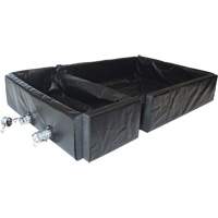 Berme Ultra-Track Berm, Capacit&eacute; 144 gal. US, 4' la x 6' lo x 12" h, Paroi en mousse Distribution Jean Lapalme