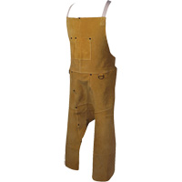 Tablier Caiman Boarhide, Salopette &agrave; jambes fendues, 42" lo, Brun Distribution Jean Lapalme