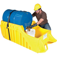 Chariot pour baril, 26,5'' lo x 26,5'' la x 5'' h, Cap. de d&eacute;versement 800 gal. US Distribution Jean Lapalme