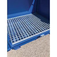 Palette de d&eacute;versement en acier avec couvercle rigide S-4 Ultra, 61" lo x 54,4" la x 52" h, Capacit&eacute; de charge 4700 lb Distribution Jean Lapalme